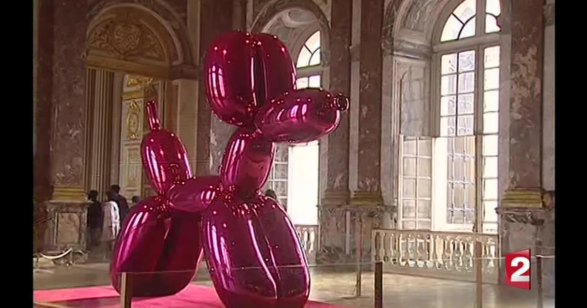 Jeff Koons Versailles L'artiste Jeff Koons s'invite à Versailles, mélangeant classicisme et ...